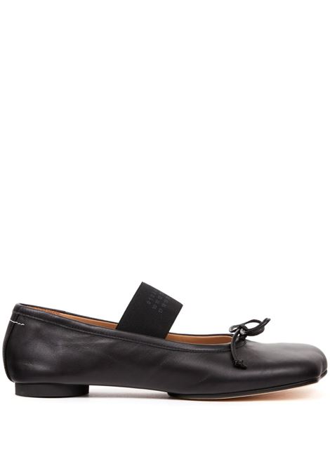 Black Anatomic Numbers-motif leather ballerinas Mm6 maison margiela - women MM6 MAISON MARGIELA | S59WZ0099P3628T8013